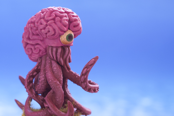 figurine cervelle tentacule