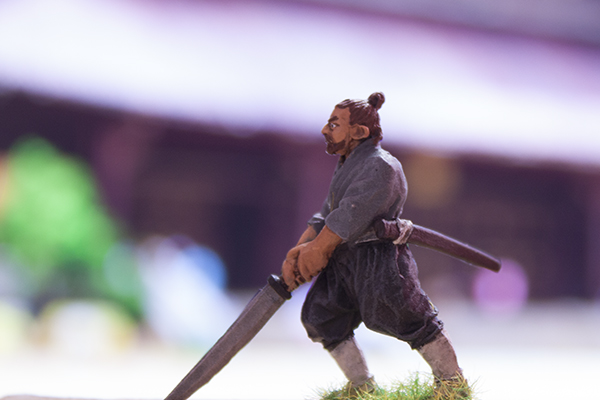 figurine initiate with katana ronin koryu buntai north star