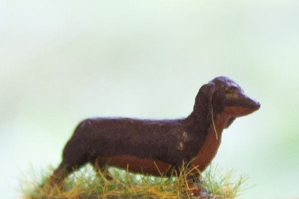 figurine chien dashshund