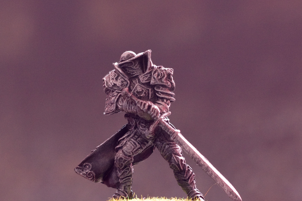 figurine guerrier en armure