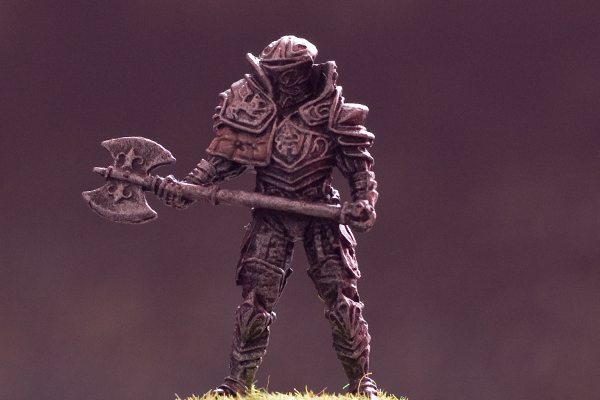 figurine guerrier en armure