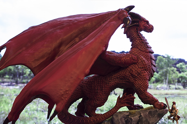 figurine dragon geant, miniature dragon