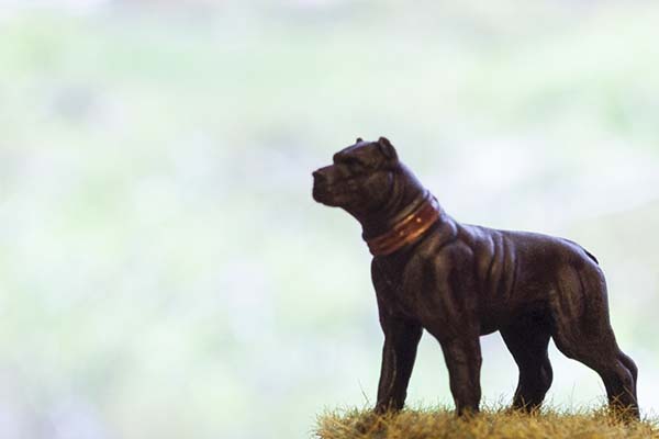 figurine chien rottweiler