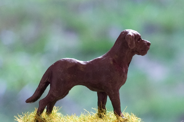 figurine chien pit bull