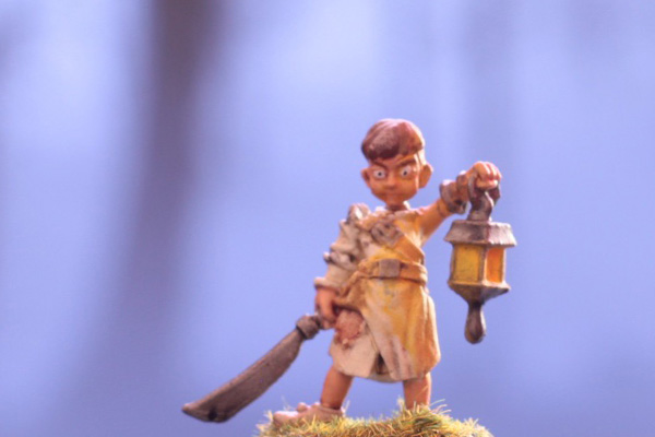 figurine villageois enfants