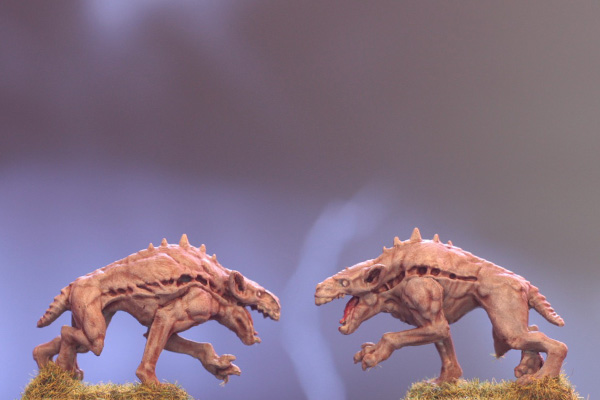 loup zombie mort vivant miniature