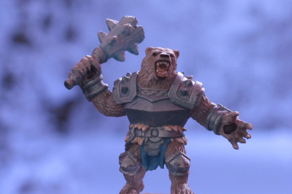 heroquest extention l'horreur des glaces ours polaire de guerre