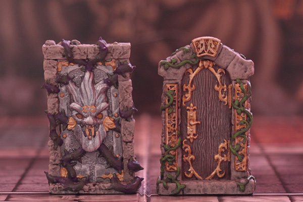 heroquest extention la lune de la terreur porte de bois porte de fer 